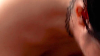 Petite Girl, Big Load: Cindy Swallows One While Getting Fucked B the Other, Ends Covered in Cum