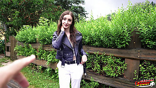 German Scout - Fit Beauty Joanna Grace Pick up for No Condom Casting Fuck