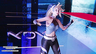 MMD MAVE - PANDORA Sexy Kpop Dance KDA Ahri Akali Kaisa Seraphine Evelynn League Of Legends 4K
