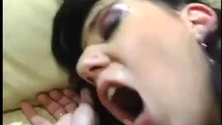 Brunette gets rough fuck: Blowjob, Doggy  Missonary Porn