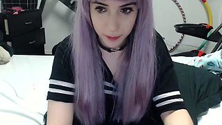 British amateur teen in stockings