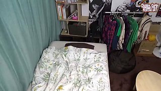 Thick Asian Neighbor Stops By For A Creampie To Cure Her Horny Desires
