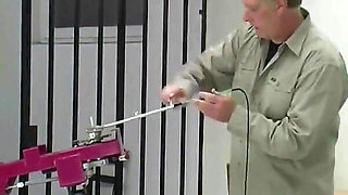 Valentinerush Spanking Machine - Bare Back Whipping