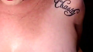 Titty Bouncing Flexing One Tit Back N Forth and Both