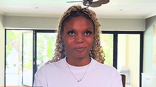 Big Tits Ebony Teen Debuts at Amateur Casting