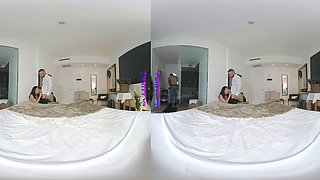 PURITYVR Naughty waiter with Elena Spano