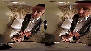 Wedding Day Threesome: Blowjob, Doggy  Cowgirl VR Porn