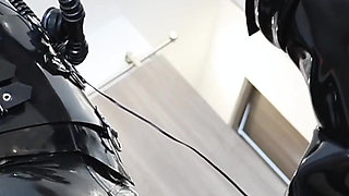 Part 1: I Release My Latex Punching Bag Slave - Electro & Breathplay - Mistress Julia