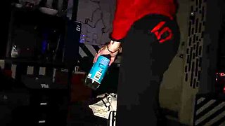 Blonde Teen Shawna Panofka Doggy Style Creampie After Condom Breaks