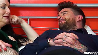 Saucy hot mommy breathtaking sex clip
