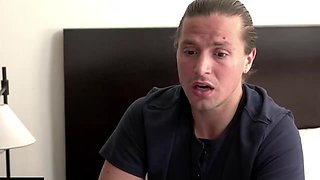 Forbidden stepbrother passion ignites in steamy, intense oral play