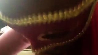 Masked Ebony Amateur Gives Blowjob and Swallows