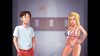 Bikinis, pregnant fuck, boner