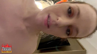 JOI - Cum Covered Slut Dirty Talks Your Load Out of Your Cock and Onto Her Face