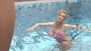 The Adored Marriage by Simbaclaw - Blonde Wife Gets BBC, Sexy Pool Party 5