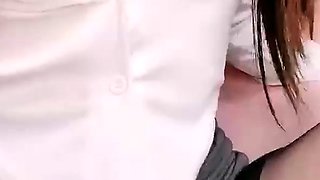 Amateur slut in red PVC ass fucked hardcore