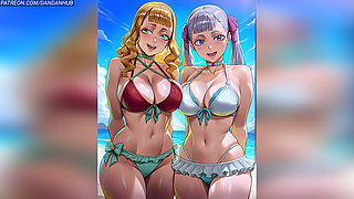 Noelle and Mimosa Full Yuri Scene - Black Clover