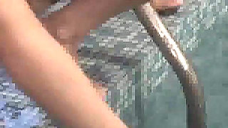 Kicking Fun in the Swimming Pool