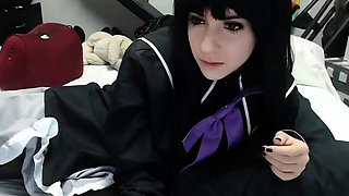 Amateur Webcam Teen Flashes Masturbates