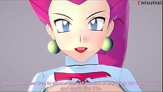 Jessie Rocket hard sex on the park - Poketmonster