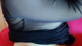 Perfect ass brunette sucing and banging POV