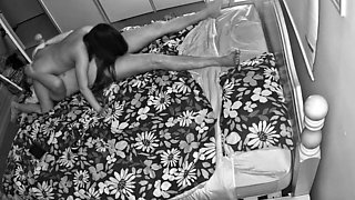 Cheating wife caught riding hard cock on hidden camera