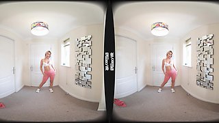 Gym Strip featuring Gina B - ZexyVR