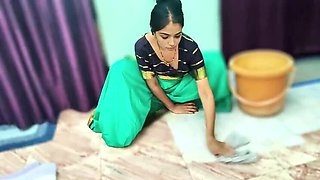Indian Maid Fucked in Saree – Full Hindi Sex Video