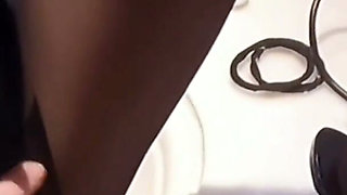 Lustful Wife in High Heels and Stockings-exhibitionism, Seduction, and Creampie Oral Sex at a Luxury Hotel