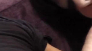 Tempting oriental babe is pleasing two hard cocks