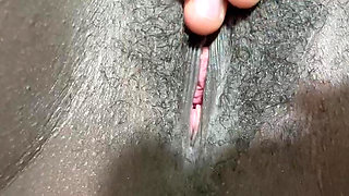 Big pussy playing with sex toy fun