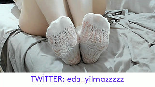 FOOT- FOOT FETISH- TURKISH FOOT- TURKISH FOOT FETISH- SOCKS- STOCKINGS FETISH- SHORT SOCKS- WHITE SOCKS- TURKISH MILF- TURKISH PORN- TURKISH OWNER