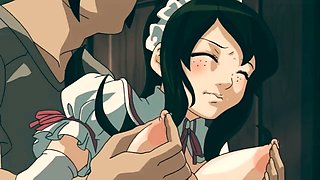 Hentai paizuri, manga porn, internal cumshot