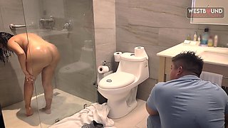 Horny Latina Kesha Ortega Gets Naked And Fucks The Plumber - Ortega Twins