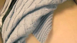 Stepson in bed with busty stepmom. She thinks it's her husband at first. He fondled and fucked her