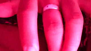 Naughty Brunette Masturbating at Home