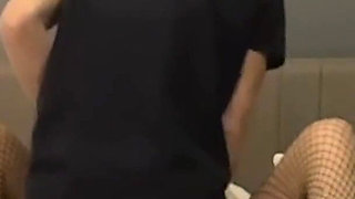 Chastity Cuck Wears Strap on to Fuck Mistress