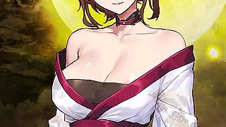 Ep14: Spooning and Sucking Manari's Swollen Breast - Half-demon Shinobi