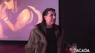 German Brunette MILF Gangbang - DaCada's Massive Tits Blowjob Orgy at Spermastudio