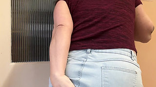 Locked Out and Desperate to Pee - Shorts Wetting