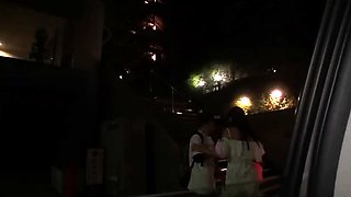 Asian schoolgirl enjoy group sex