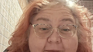 Big Beauty Nurse Vicki Dances and Strips in the Bathroom!
