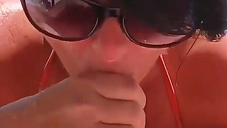 Public! Fucked at the Hotel Pool!