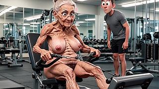 Old Ladies in the Gym
