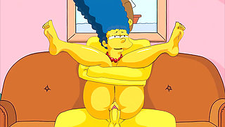 Marge can't resist Ned Flanders 💦 (The Simpsons 18+)