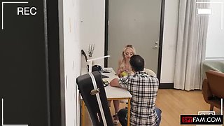 Cecelia Taylor Squirting Nonstop on Stepdad's Big Cock - Petite Teen Soaked