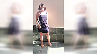 Clothing Try on: Having Fun Under the Sun