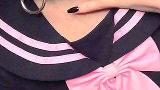 Sexy amateur girl striptease webcam