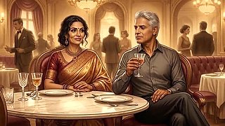 Handsome Indian Guy Doggystyle Fuck with Big Ass Aunty - Anal & Blowjob