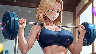 Gooning Day at the Gym (anime )